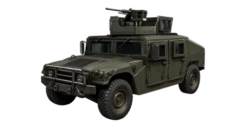 Humvee M249, Ansicht aus dem Händlermenü
